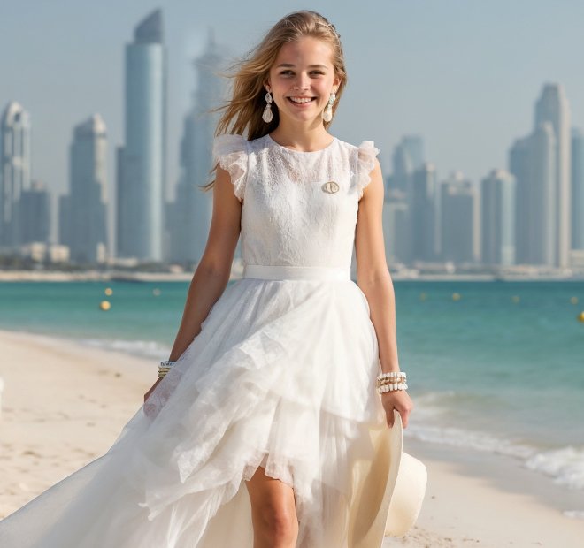 Модель на международном мероприятии