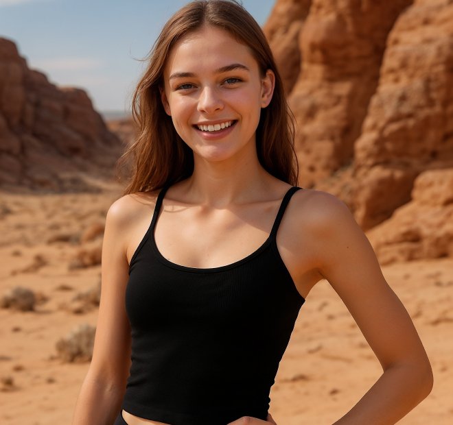 Модель на долгосрочном мероприятии