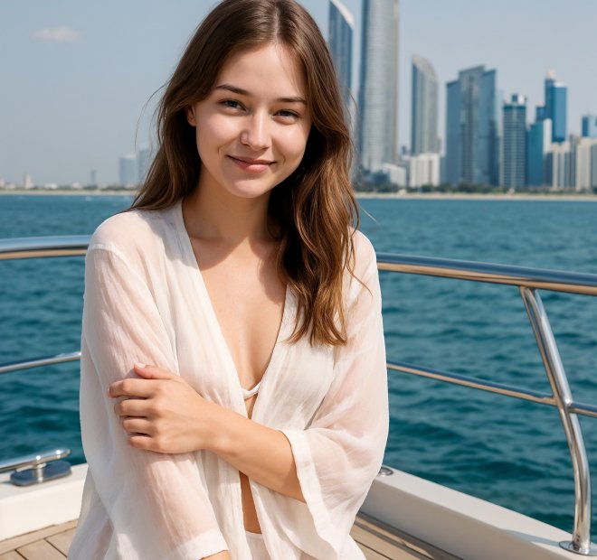 Начало карьеры модели в Абу-Даби